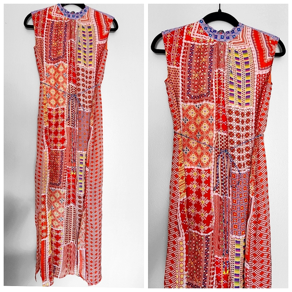 NWOT Anthropologie Tanvi Kedia Patchwork Maxi Dress - Picture 7 of 9